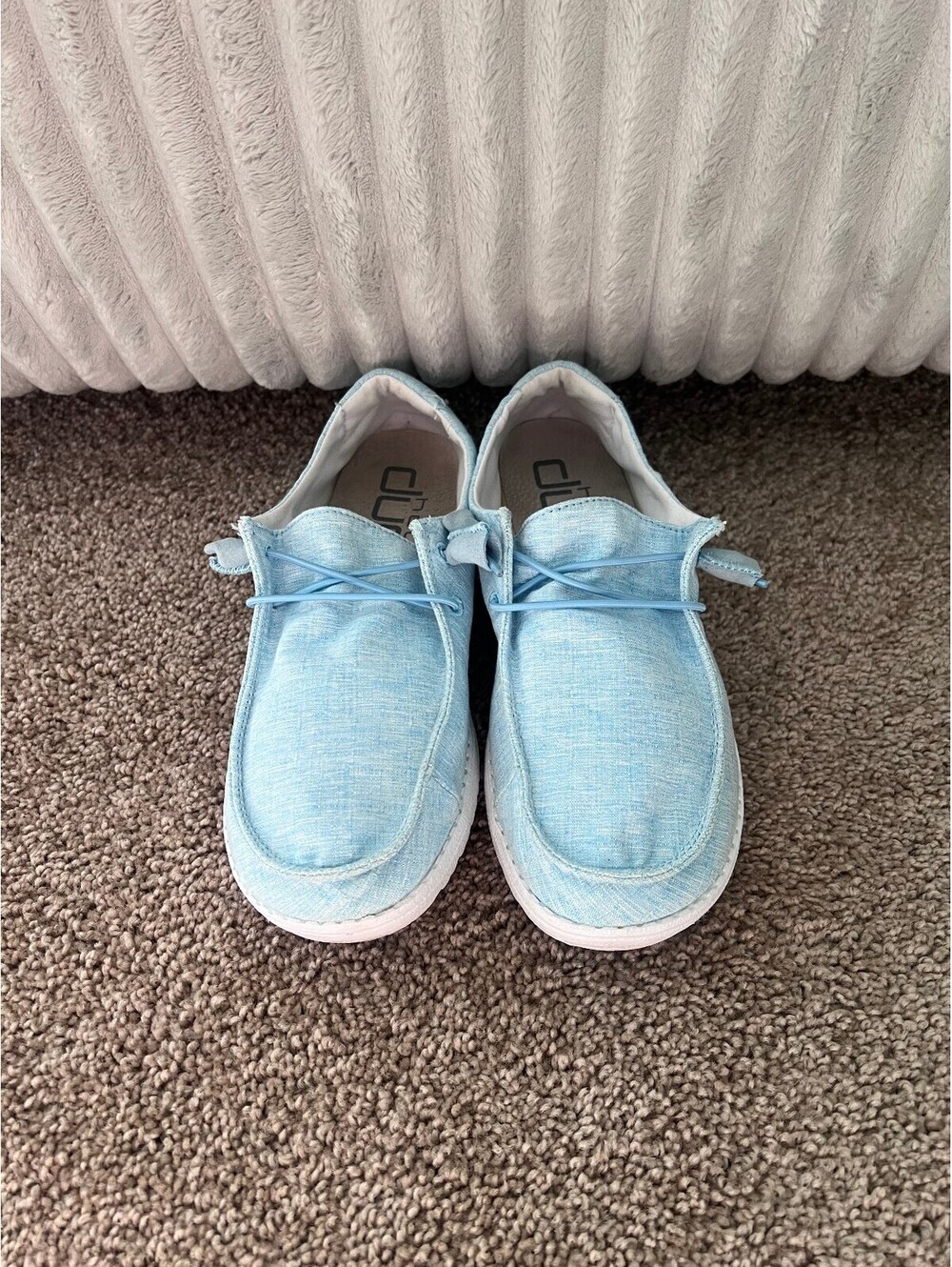 Hey Dude Wendy Linen Breeze size 6